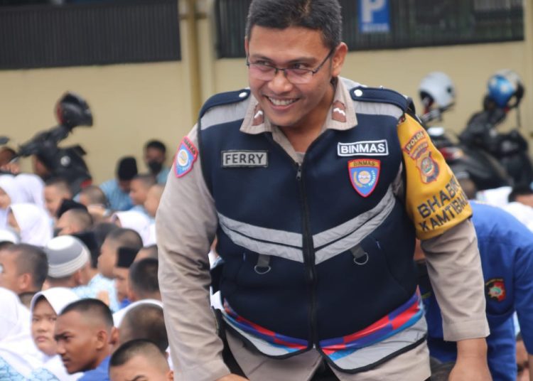 PESAN PAK BHABIN KEPADA SISWA-SISWI SMKBA LAWANG KIDUL