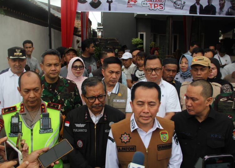 Dipimpin Langsung PJ Gubernur Sumsel Kapolda Bersama Pangdam II/SWJ Patroli Gabungan FKPD Provinsi Sumsel Pastikan Pemilu Aman