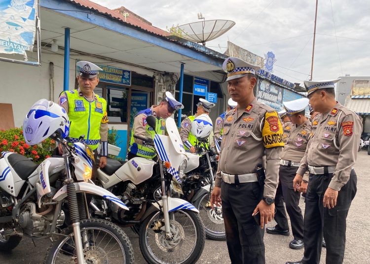 Kesiapan Sat Lantas Polres Muara Enim Dalam Menghadapi Mudik Lebaran 2024