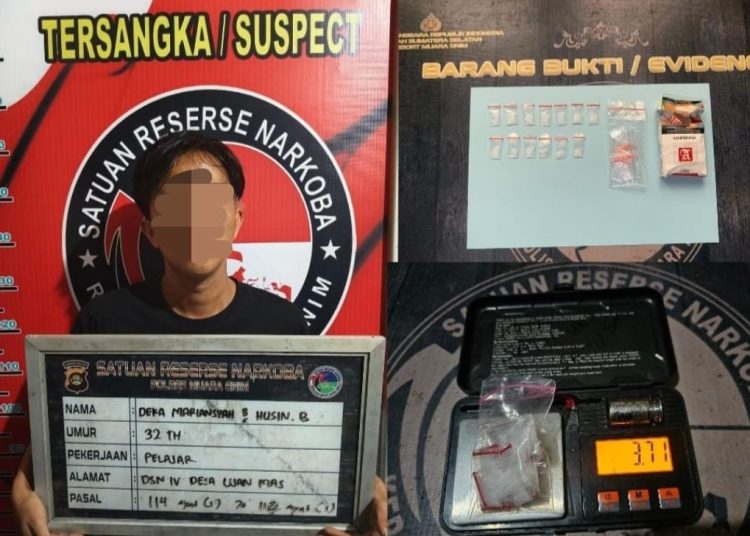 Penangkapan Pelaku Narkotika di Pinggir Rel Kereta Api