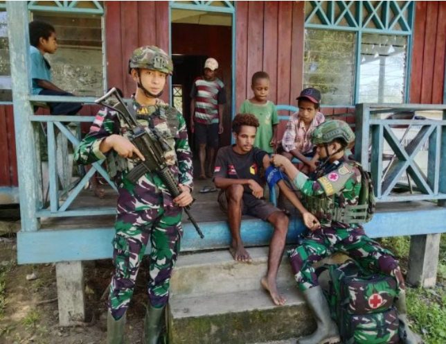 Satgas 141/AYJP berikan Pelayanan Kesehatan Gratis