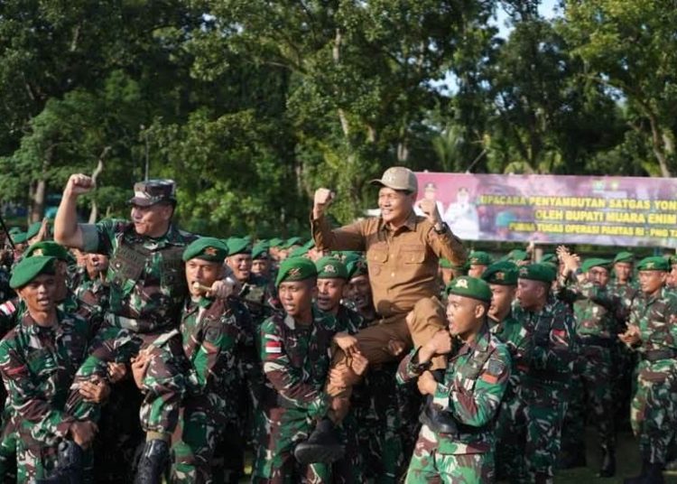 Sambut Kepulangan Yonif 141/AYJP, Bupati Muara Enim Ingatkan Pentingnya Profesionalisme Prajurit